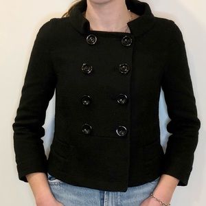 NWT Zara Woman Woven Cotton Jacket Size Small-Audrey Hepburn CLASSIC TIMELESS